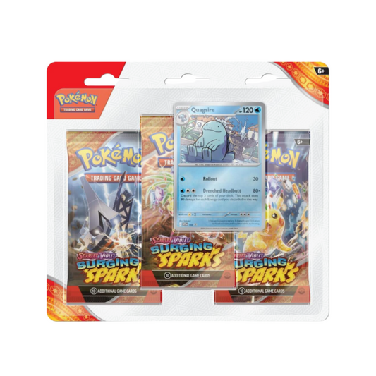 Surging Sparks 3 Pack Blister [Quagsire]