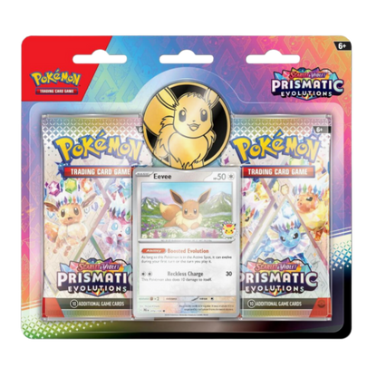 Pokémon trading card game pack with Prismatic Evolutions theme