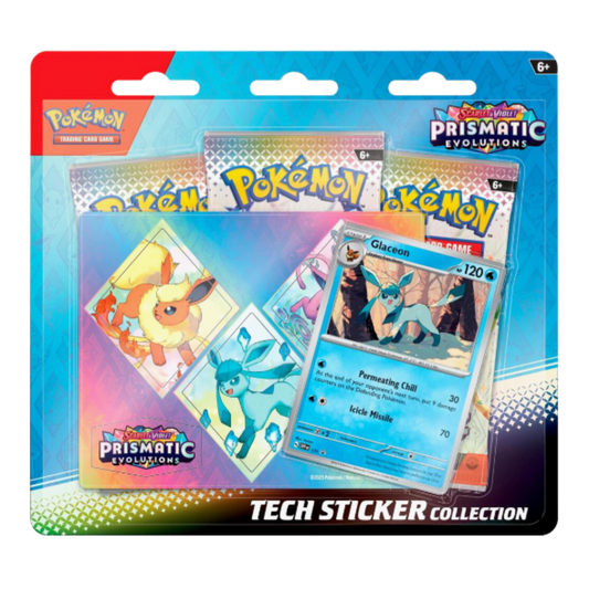 Pokémon trading card game pack with Prismatic Evolutions theme