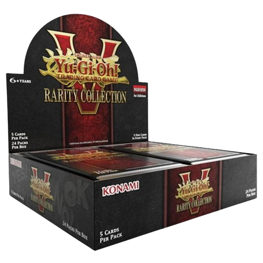 Yu-Gi-Oh! Trading Card Game Rarity Collection packaging with Konami logo.
