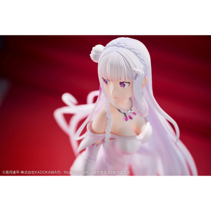 Re:Zero Starting Life in Another World Emilia (Wedding Dress Ver.) 1/7 Scale Figure