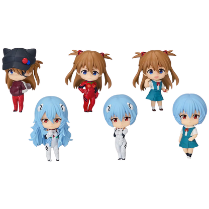 Rebuild of Evangelion Nendoroid Surprise Boxed Set of 6 Figures with Random Accessories