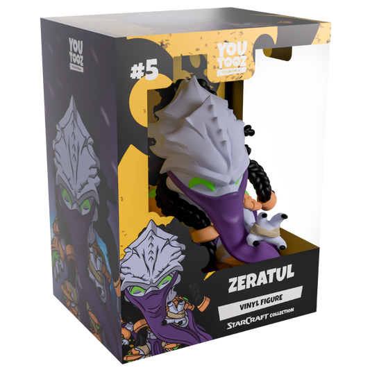 Zeratul vinyl figure in packaging with YouToyz branding