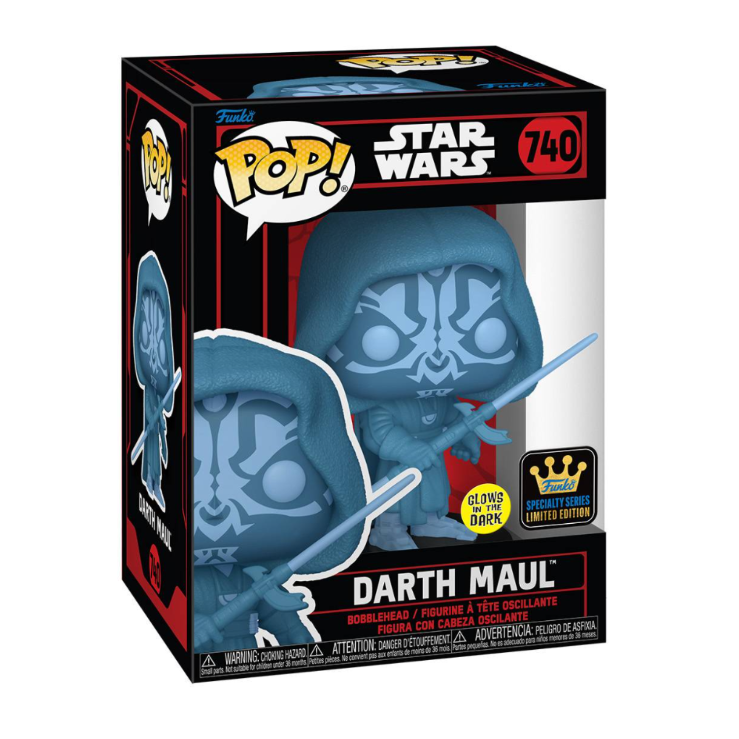 Pop! Star Wars: Dark Side - Specialty Series Darth Maul (Hologram) (Glow-in-the-Dark)