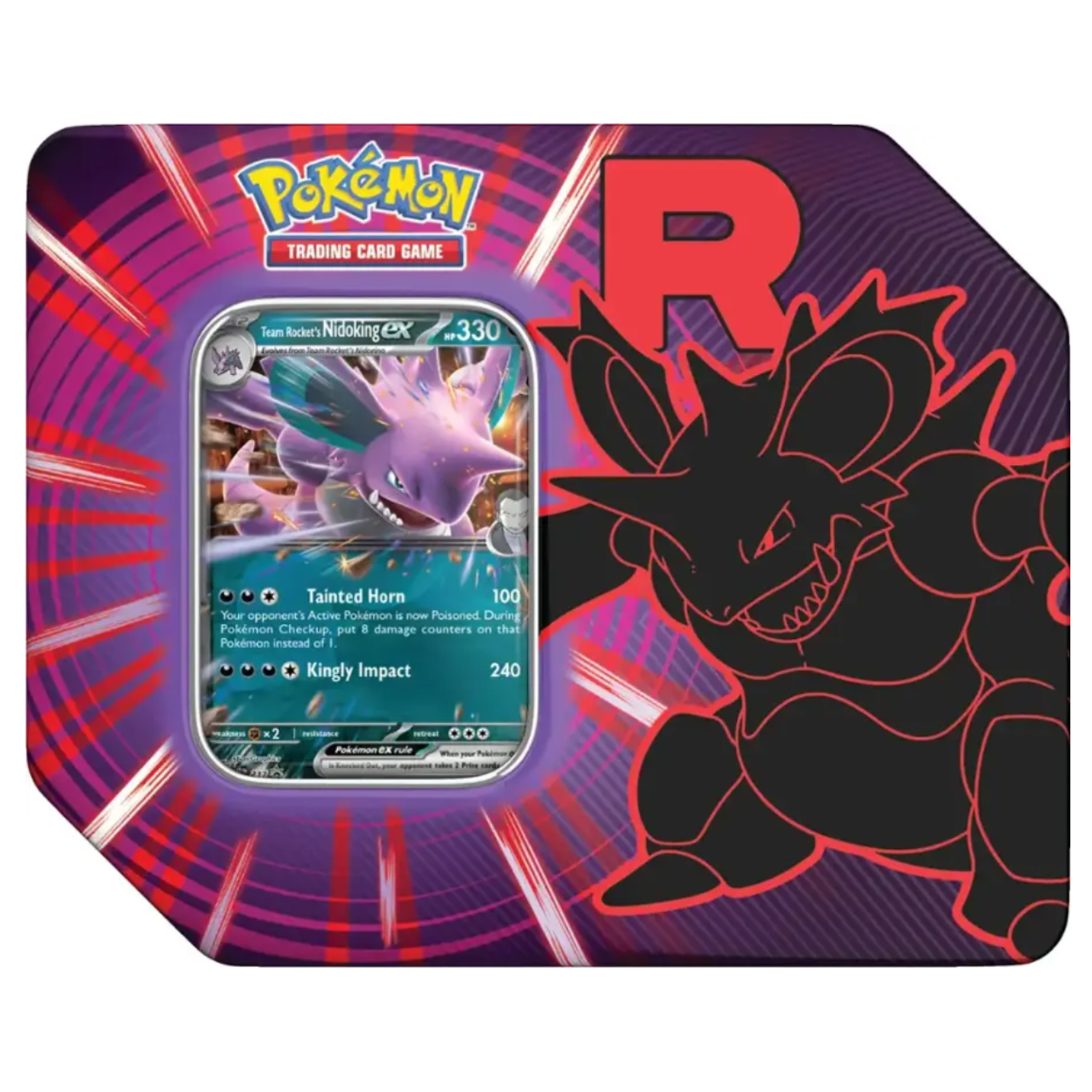 Team Rocket Tin [Team Rocket's Nidoking ex]