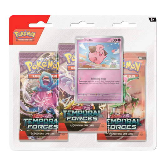 Pokémon Trading Card Game Temporal Forces card packs in packaging
