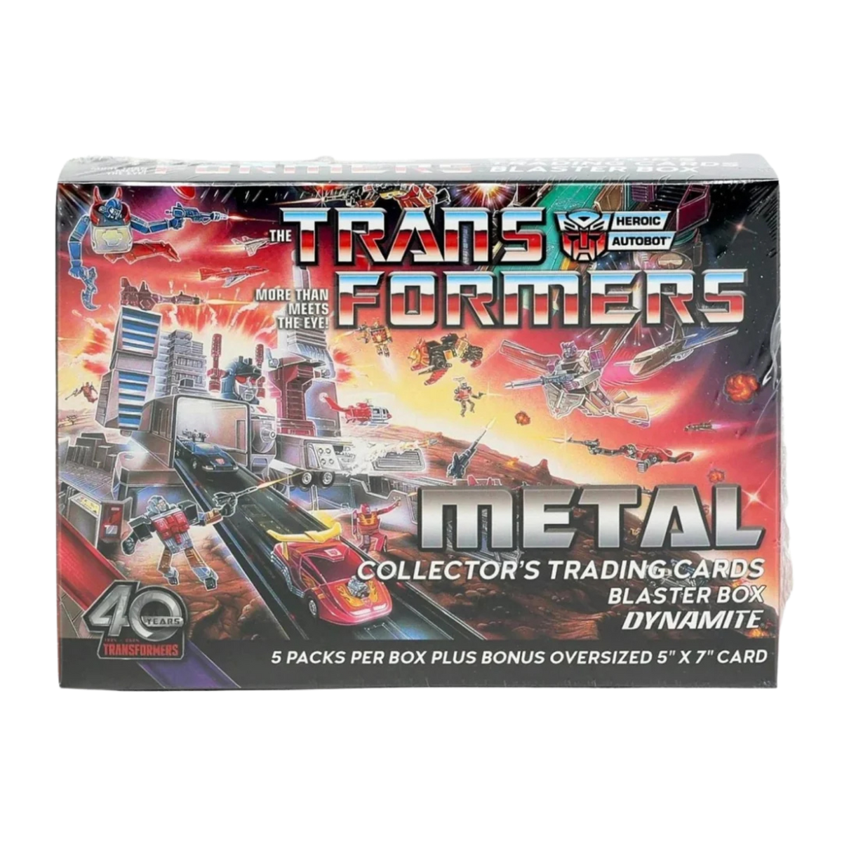 Transformers 40th Anniversary Metal Trading Cards Blaster Box
