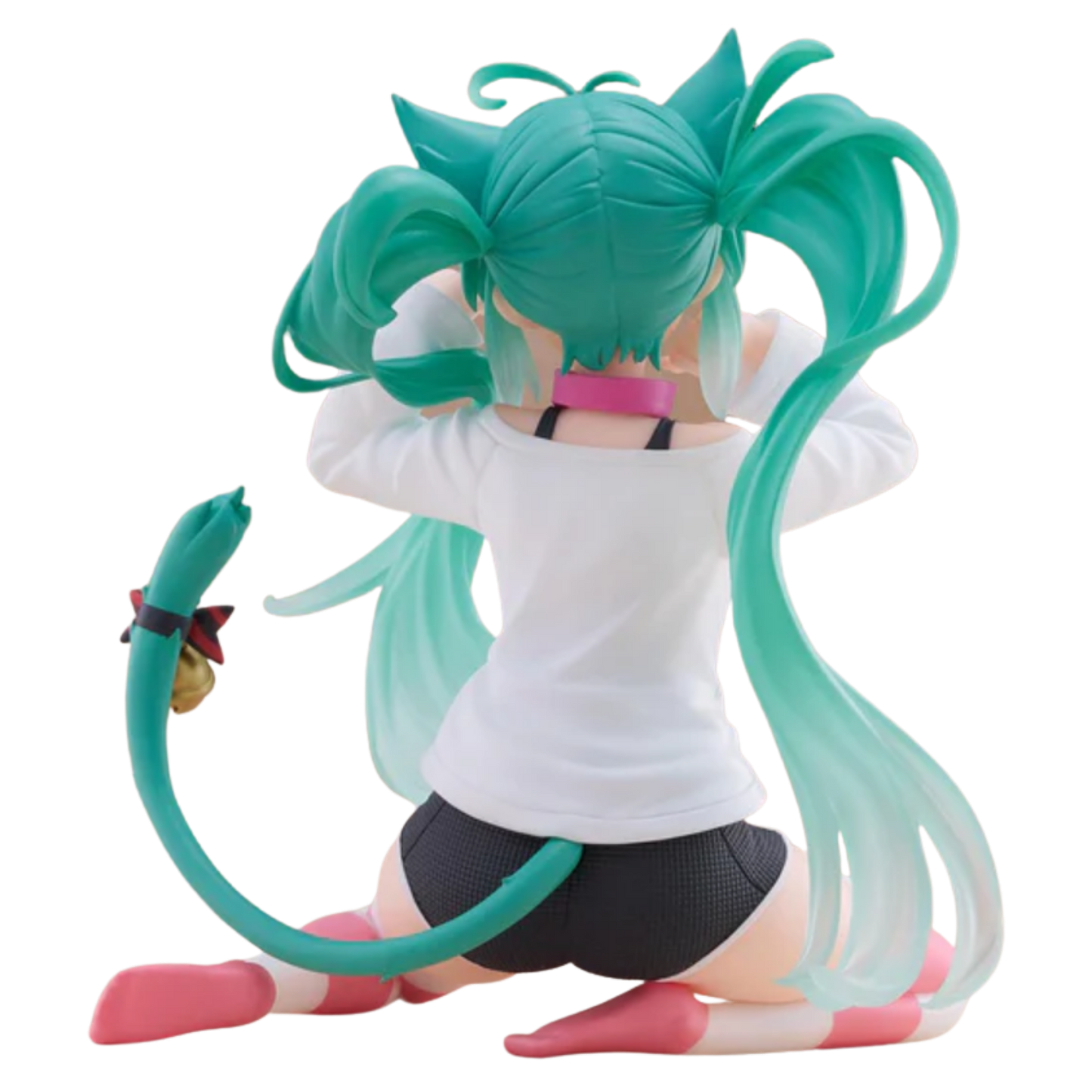 Vocaloid Desktop Cute Hatsune Miku (Nekomimi T-Shirt Ver.) Figure