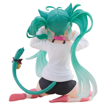 Vocaloid Desktop Cute Hatsune Miku (Nekomimi T-Shirt Ver.) Figure