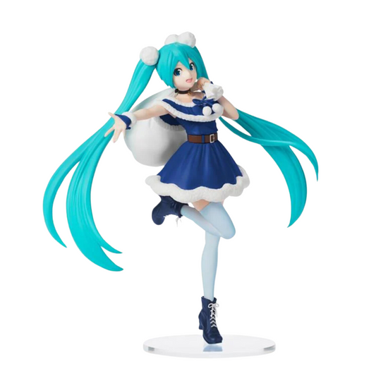 Vocaloid Hatsune Miku (Christmas 2020 Blue Ver.) Super Premium Figure