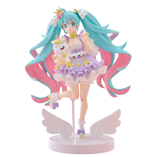 Vocaloid Tenitol Hatsune Miku (Yumekawa Princess Lavender Ver.) Figure