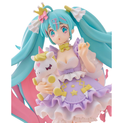 Vocaloid Tenitol Hatsune Miku (Yumekawa Princess Lavender Ver.) Figure