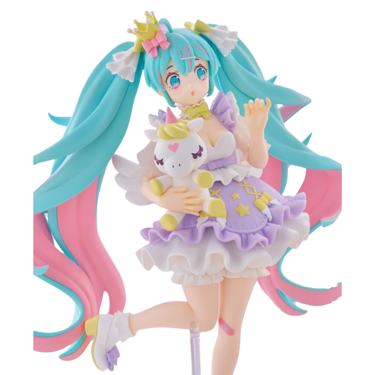 Vocaloid Tenitol Hatsune Miku (Yumekawa Princess Lavender Ver.) Figure