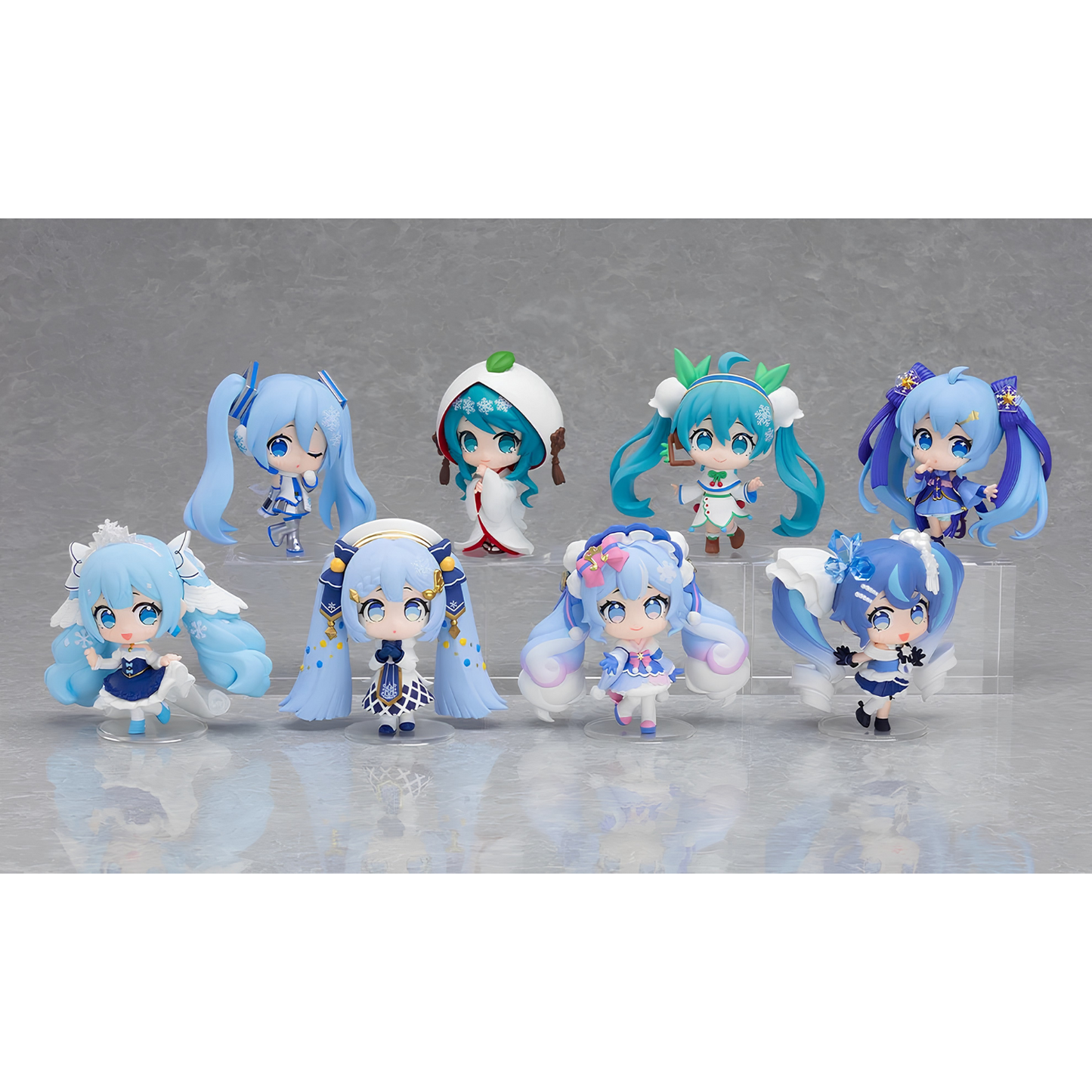 Vocaloid Hatsune Miku Blind Box Series: Snow Miku All Stars Figure Collection Vol.2 Boxed Set of 8 Figures