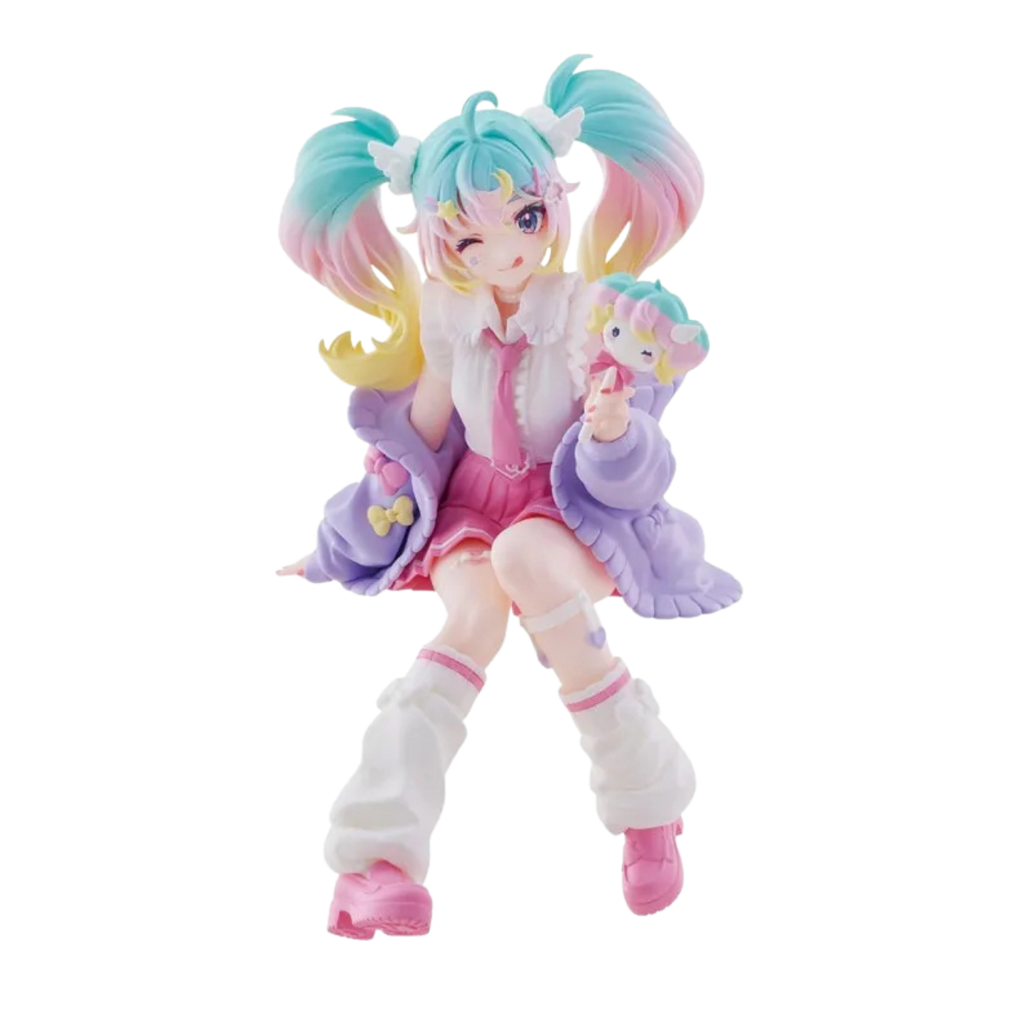 Vocaloid Sweet School Life Hatsune Miku (Pastel Ver.) Noodle Stopper Figure