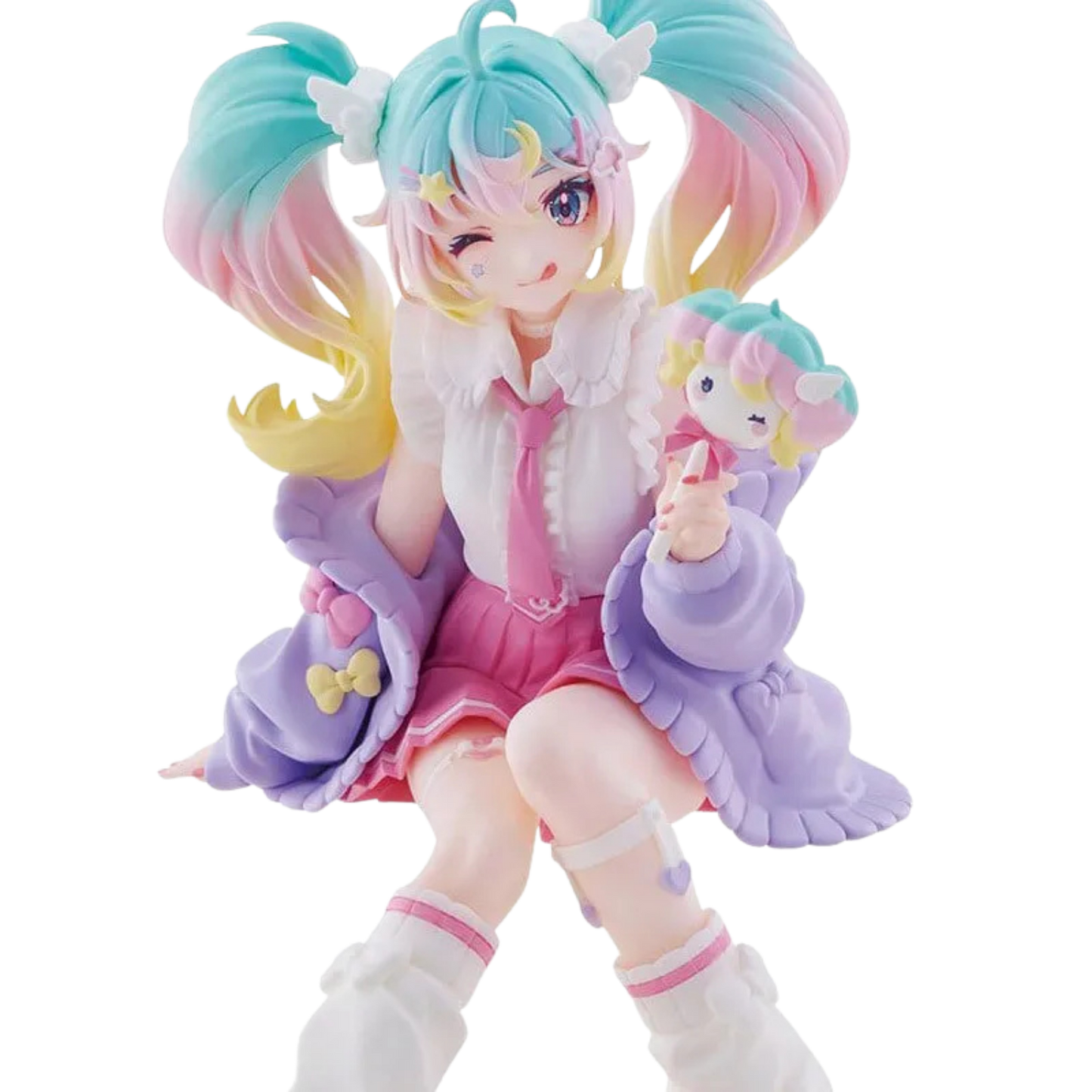 Vocaloid Sweet School Life Hatsune Miku (Pastel Ver.) Noodle Stopper Figure