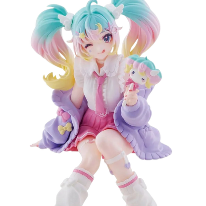 Vocaloid Sweet School Life Hatsune Miku (Pastel Ver.) Noodle Stopper Figure