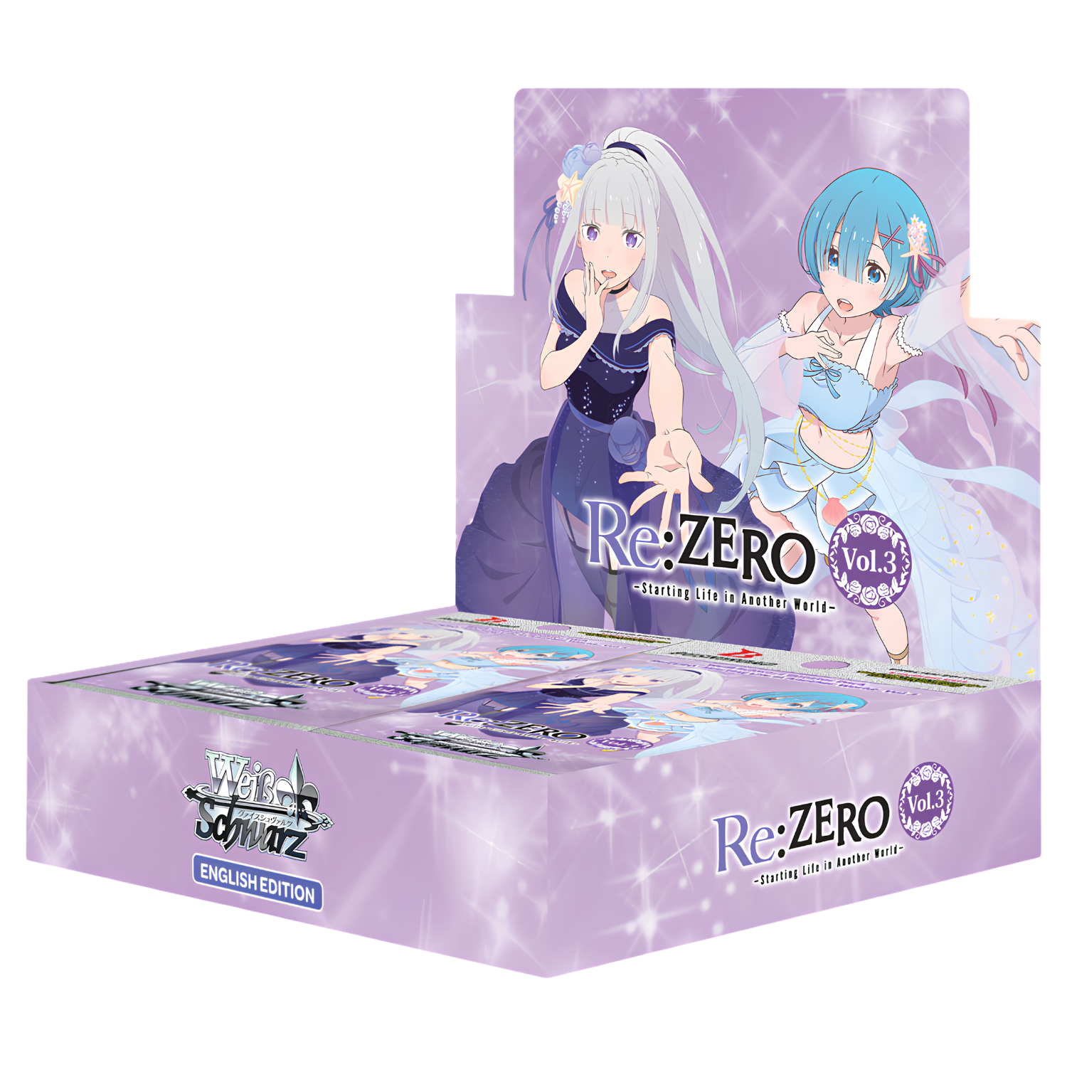 Weiss Schwarz Re: Zero - Starting Life in Another World Vol.3 Booster Display (English Edition)