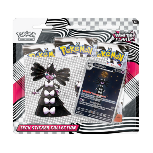 White Flare Tech Sticker Collection